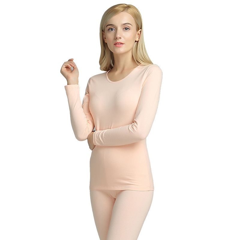 Ženski jesenski termo set (gornji dio i donji dio) od 95% pamuka, 200 g/m², jednoslojni, srednji pojas, za odrasle 18–40 godina