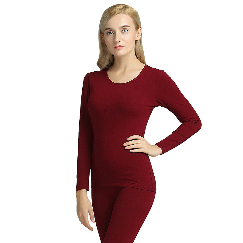 Ženski jesenski termo set (gornji dio i donji dio) od 95% pamuka, 200 g/m², jednoslojni, srednji pojas, za odrasle 18–40 godina