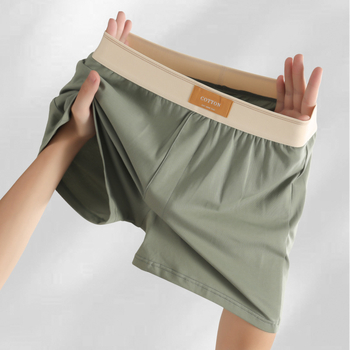 Muške pamučne bokserice, prozračne, 90–95% pamuka, srednji pojas, pogodne za sve sezone