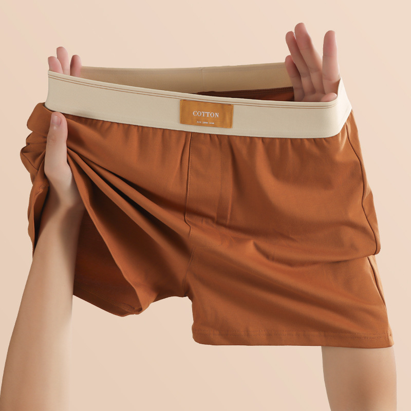 Muške pamučne bokserice, prozračne, 90–95% pamuka, srednji pojas, pogodne za sve sezone