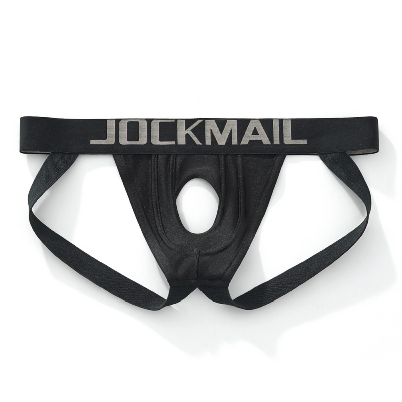 Ανδρικά χωρίς ραφές στρινγκ από νάιλον, στυλ T-thong, χαμηλή μέση, μοτίβο σε χρώματα που ταιριάζουν, επένδυση καβάλου 30–50% νάιλον