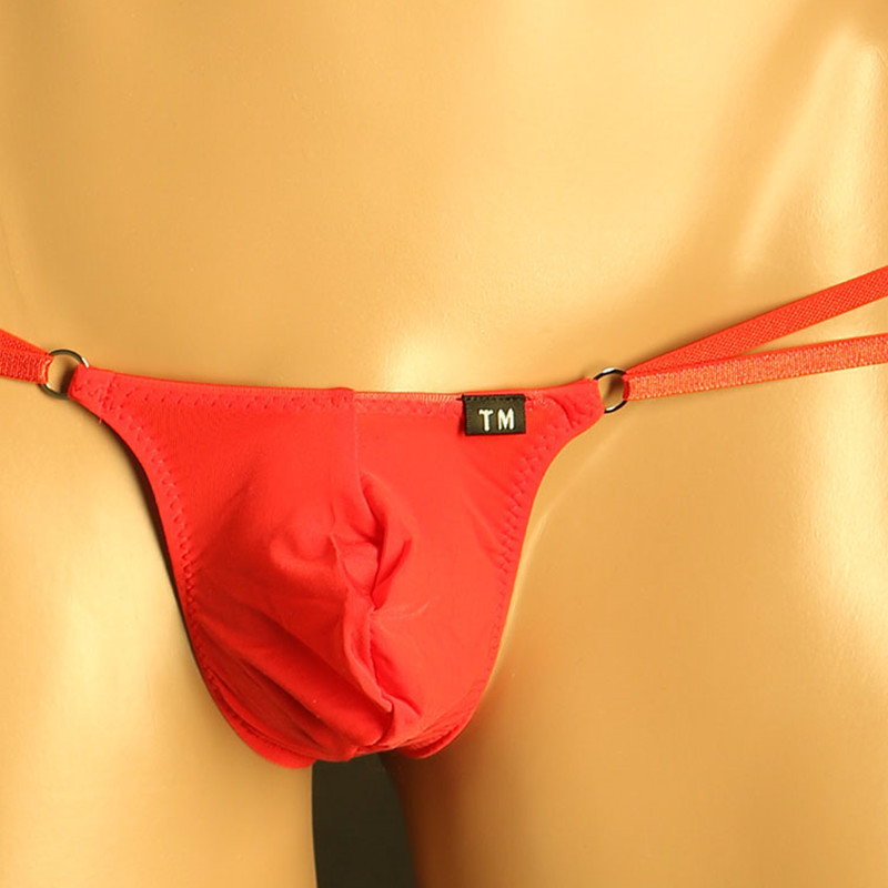 Мъжки бикини с U-образна торбичка, Ice Silk материя, 31-40D трикотаж, бързосъхнещи и дишащи.