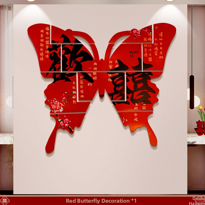 Vestuvinis fotografijos fonas su drugeliais - popierius, kaspėlė, rekvizitas vestuvėms vietos išdėstymui