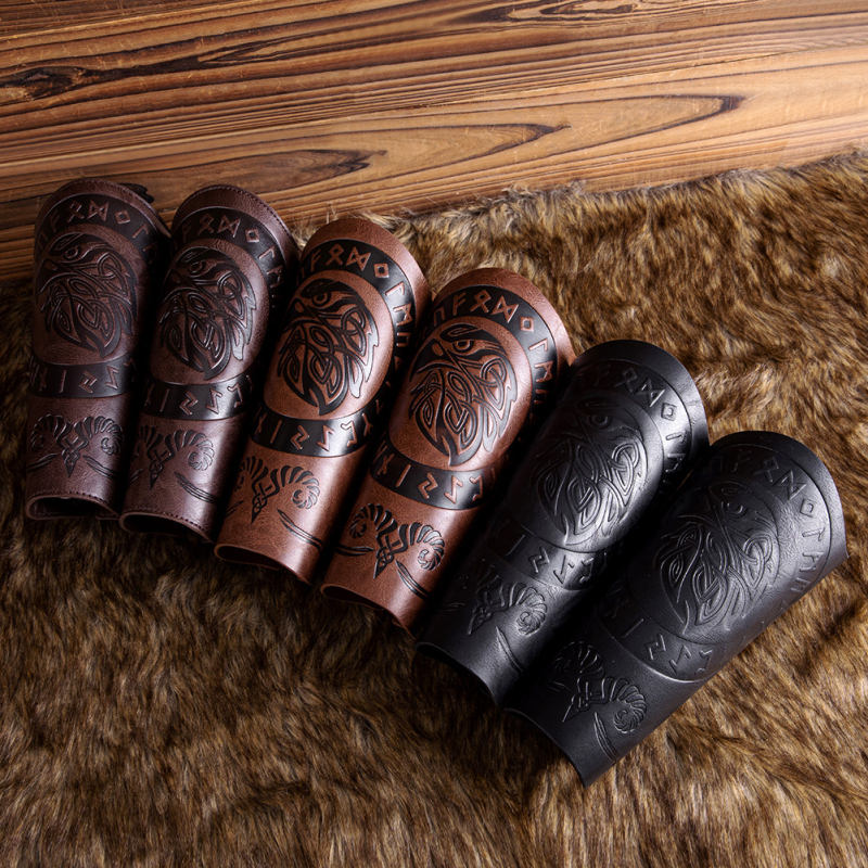 Srednjovjekovni reljefni bracer za cosplay, rekvizite za pozornicu i zaštitu ruke viteza — Gear Duke, odrasli, jesen 2025