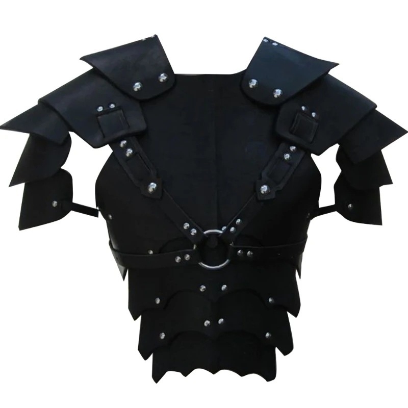 Vikinški Gladiator cosplay kostim s europskom srednjovjekovnom renesansom i kožnim oklopom — na skladištu, za odrasle, ljeto 2024