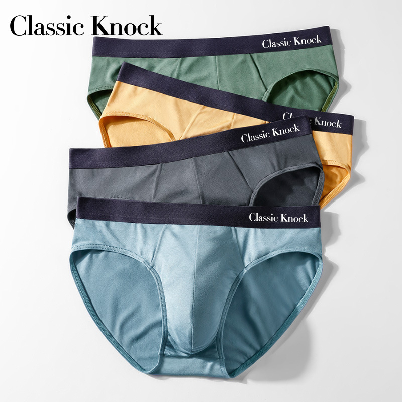 Classic Knock Modal muške bokserice – prozračne, antibakterijske, srednji pojas, kutija za poklon