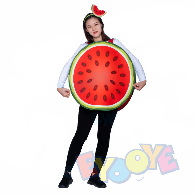 Cosplay kostim za voćnu zabavu s temom dinje – roditelj-dijete u istom stilu, unisex, EYOOYE proljeće 2025