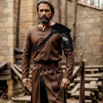 Kožni prilagodljivi ramenski oklop za srednjovjekovni fantasy renesansni cosplay i kazališna rekvizita