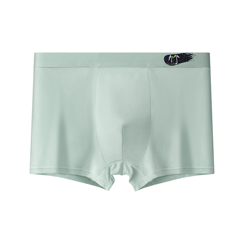 Meeste bambuskiust alus, antibakteriaalne, hingav, keskmise kõrgusega vöökoht; kootud kangas; häbemepiirkonna vooder tussah siidist; 90–95% bambuskiust