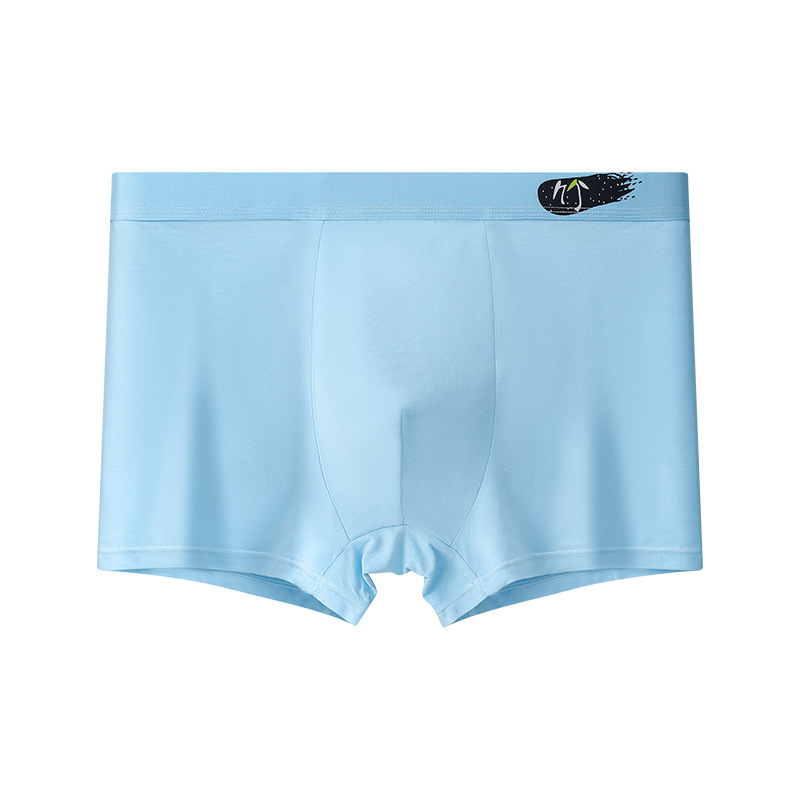 Meeste bambuskiust alus, antibakteriaalne, hingav, keskmise kõrgusega vöökoht; kootud kangas; häbemepiirkonna vooder tussah siidist; 90–95% bambuskiust