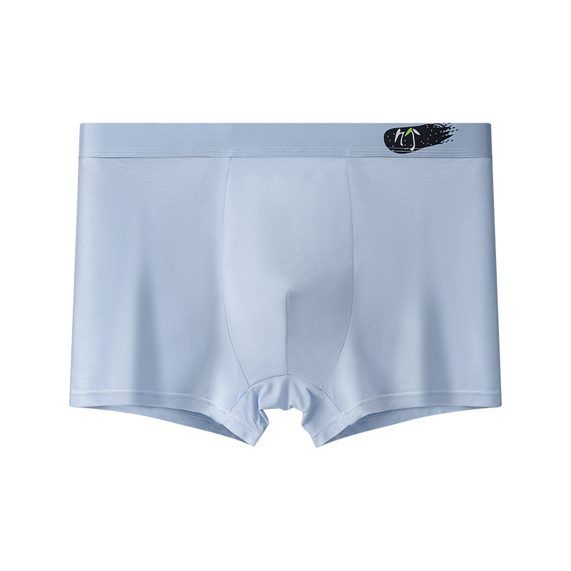 Meeste bambuskiust alus, antibakteriaalne, hingav, keskmise kõrgusega vöökoht; kootud kangas; häbemepiirkonna vooder tussah siidist; 90–95% bambuskiust