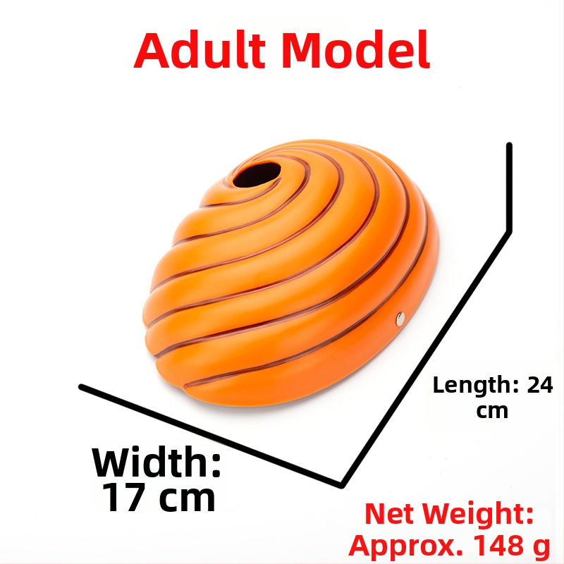 OXDM cosplay maszk – műanyagból, ninja jelmezhez tartozó kiegészítő, Halloween