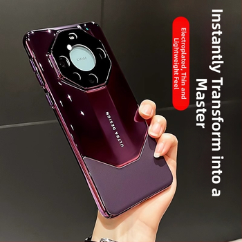 Huawei Mate60 Pro kryt s plnou ochranou, TPU, film na objektív, proti pádu, elektroplatinovaný povrch