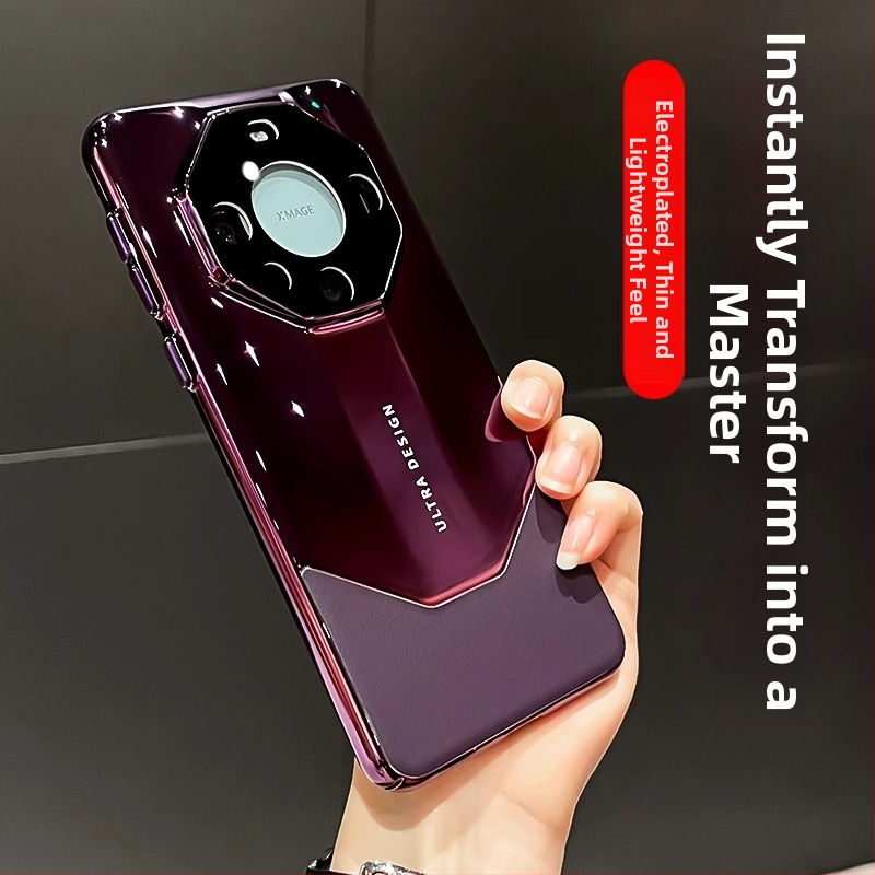 Huawei Mate60 Pro kryt s plnou ochranou, TPU, film na objektív, proti pádu, elektroplatinovaný povrch