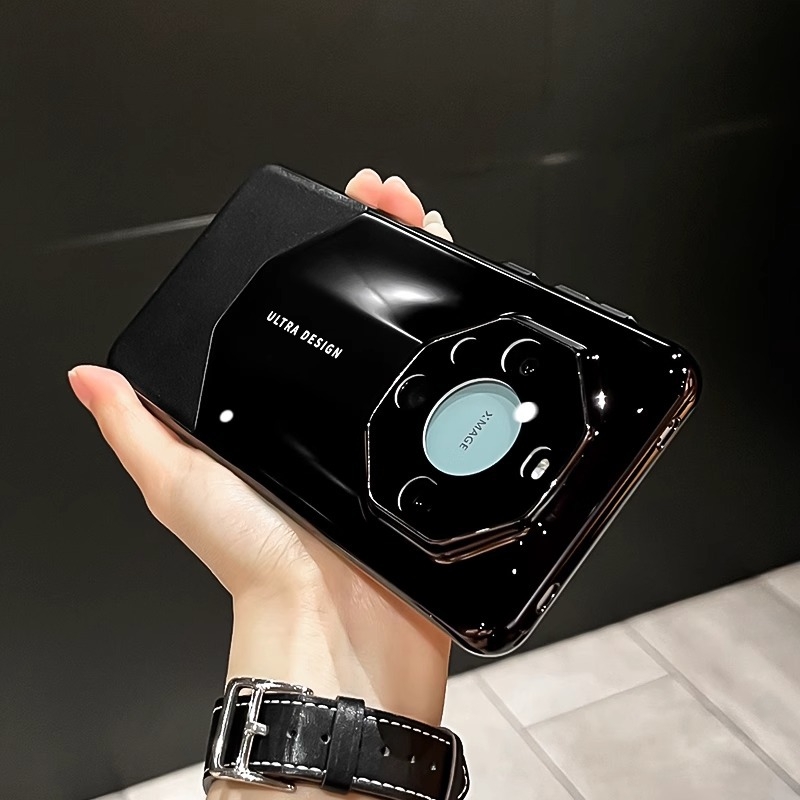 Huawei Mate60 Pro carcasă cu protecție totală, TPU, film pentru obiectiv, protecție împotriva căderilor, finisaj electroplating