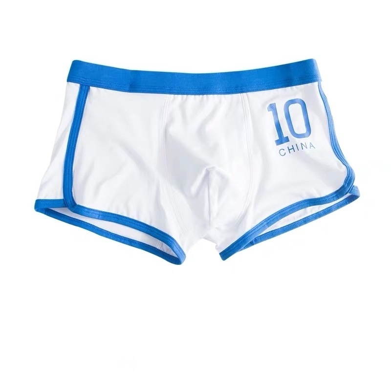 Meeste puuvillased bokserid, hingavad, keskmise talje, kootud kangas, 90-95% puuvill