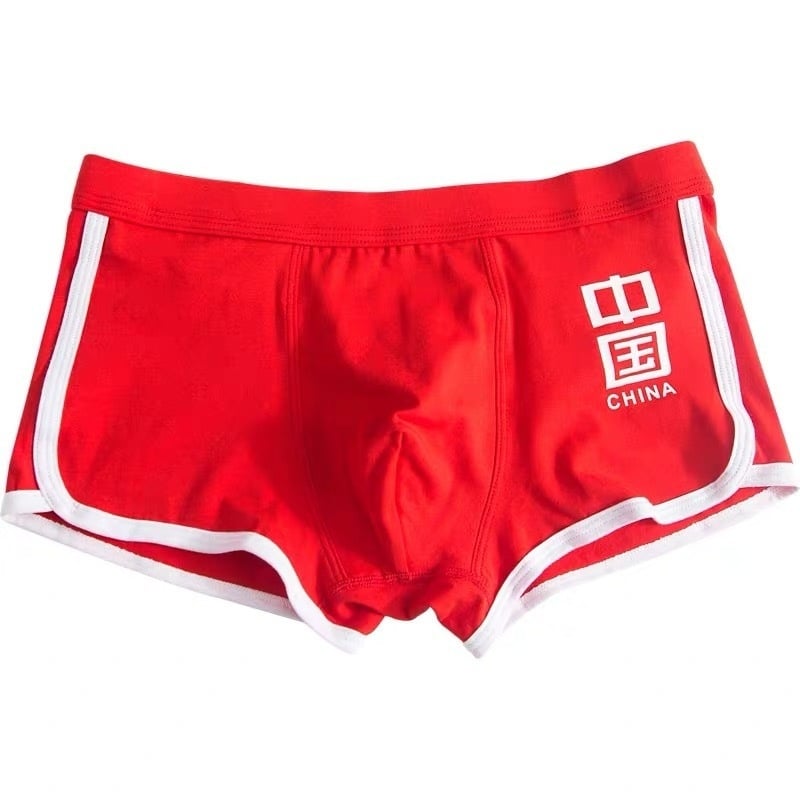 Meeste puuvillased bokserid, hingavad, keskmise talje, kootud kangas, 90-95% puuvill