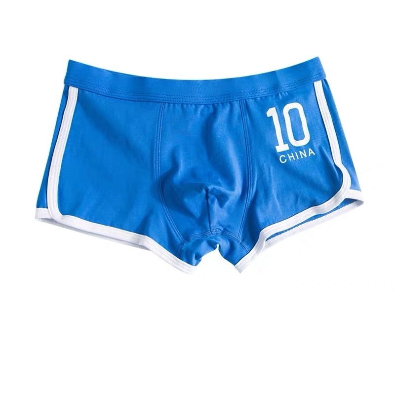 Meeste puuvillased bokserid, hingavad, keskmise talje, kootud kangas, 90-95% puuvill