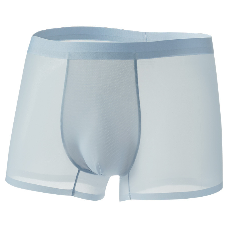 Muške bokserice Ice Silk, srednji pojas, najlonska tkanina 61–70D, pletene, podstava od regenerirane celuloze