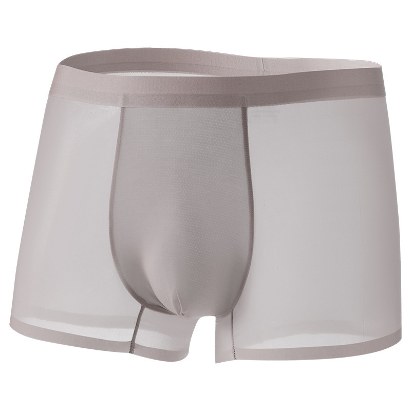 Muške bokserice Ice Silk, srednji pojas, najlonska tkanina 61–70D, pletene, podstava od regenerirane celuloze