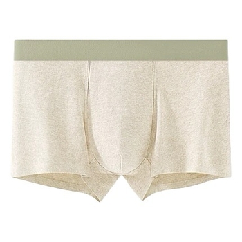 Boxer bărbătești din bumbac, talie medie, respirabil și antibacterian, 95–100% bumbac