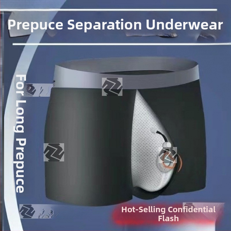 Pánske bavlnené priedušné spodné prádlo so stredne vysokým pásom, vzor 3435841, podšívka rozkroku bavlna