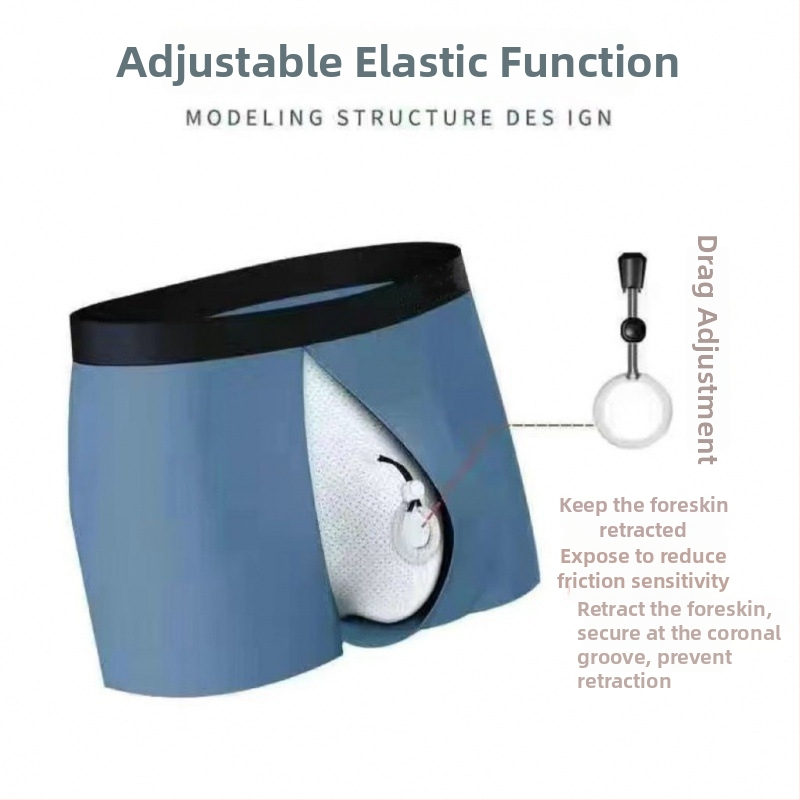 Meeste puuvillased hingavad aluspesud, keskmise kõrgusega vöökoht, muster 3435841, kirkšnies vooder puuvillast