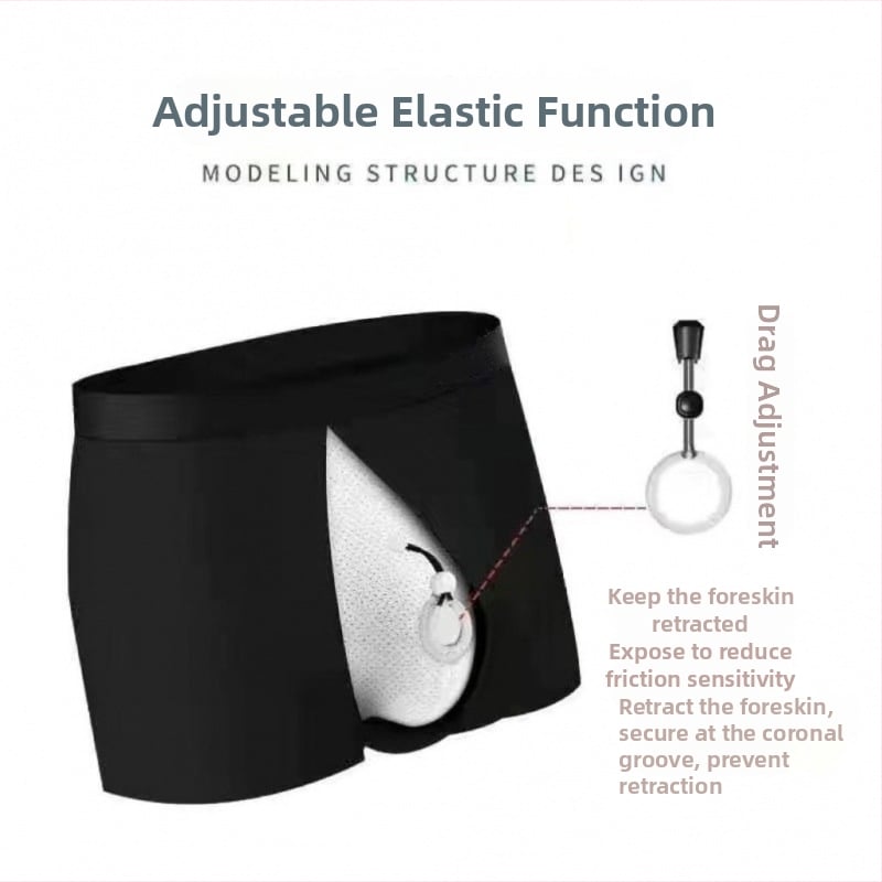 Meeste puuvillased hingavad aluspesud, keskmise kõrgusega vöökoht, muster 3435841, kirkšnies vooder puuvillast