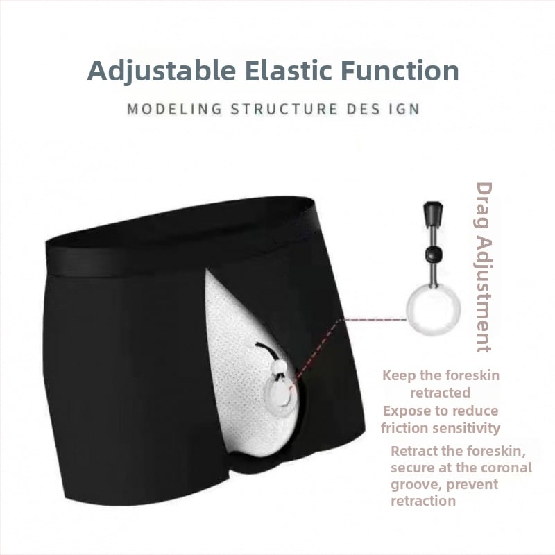 Meeste puuvillased hingavad aluspesud, keskmise kõrgusega vöökoht, muster 3435841, kirkšnies vooder puuvillast