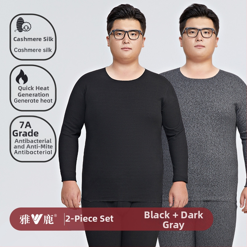 Set de lenjerie termică pentru bărbați – cald, dintr-un singur strat, top cu mânecă lungă și pantaloni, țesătură groasă 251–300 g/m2, material: Spandex cu 80–90% poliester