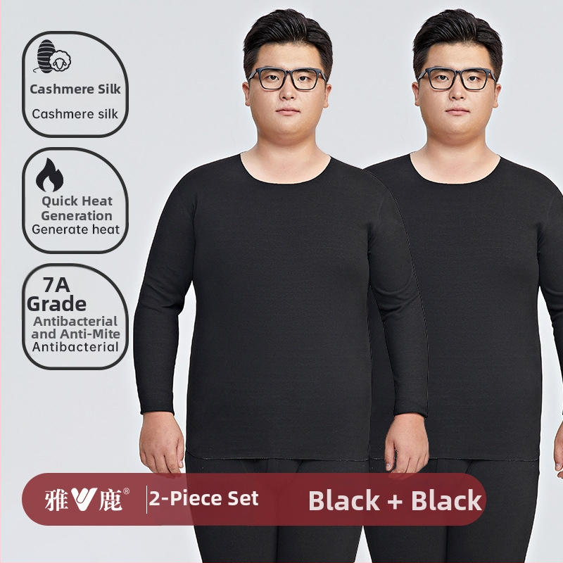 Set de lenjerie termică pentru bărbați – cald, dintr-un singur strat, top cu mânecă lungă și pantaloni, țesătură groasă 251–300 g/m2, material: Spandex cu 80–90% poliester