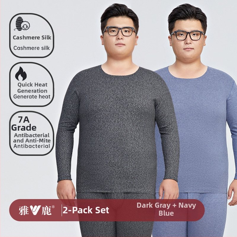 Set de lenjerie termică pentru bărbați – cald, dintr-un singur strat, top cu mânecă lungă și pantaloni, țesătură groasă 251–300 g/m2, material: Spandex cu 80–90% poliester