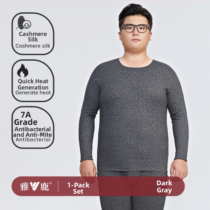 Set de lenjerie termică pentru bărbați – cald, dintr-un singur strat, top cu mânecă lungă și pantaloni, țesătură groasă 251–300 g/m2, material: Spandex cu 80–90% poliester