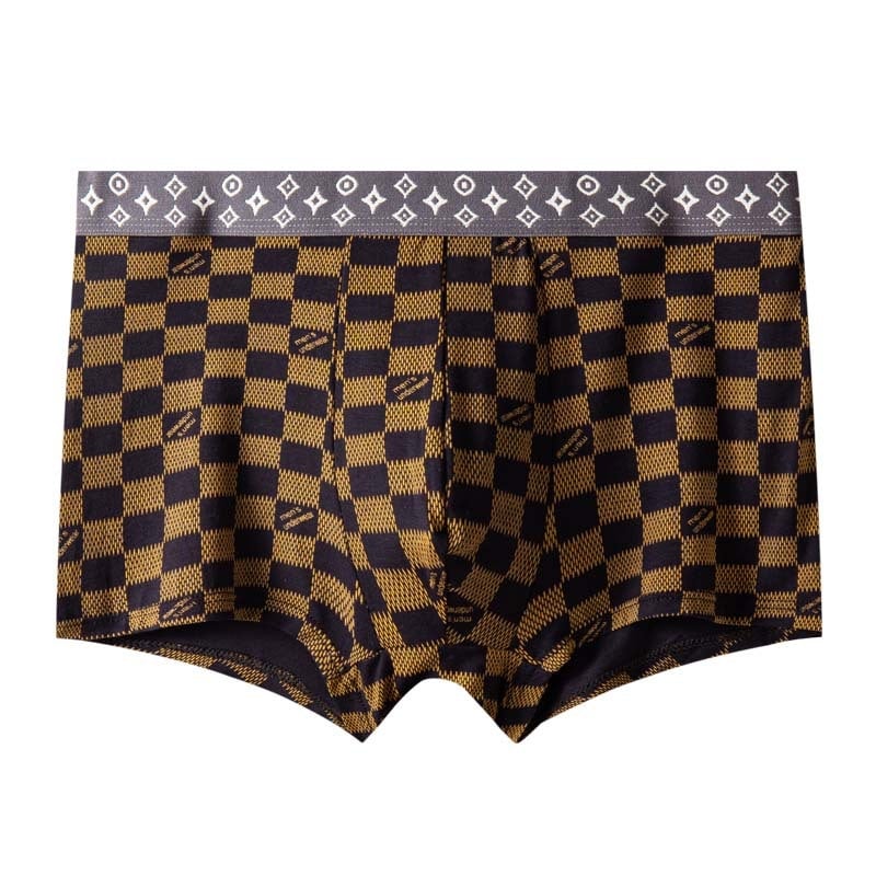 Ανδρικά μποξέρ - Αντιβακτηριακά, Αναπνεύσιμα, Ελαστικά, Ύφασμα ice silk, Μεσαία μέση