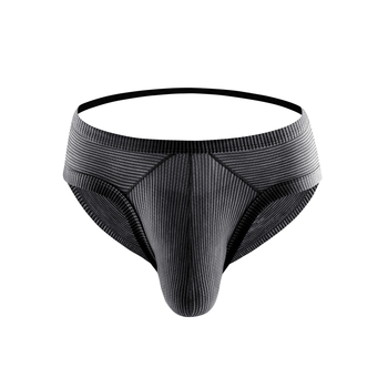 Boxeri de bărbați, din amestec de fibre chimice, tricotat, talie joasă, model în dungi