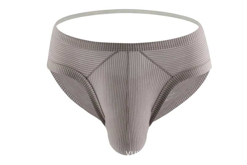 Boxeri de bărbați, din amestec de fibre chimice, tricotat, talie joasă, model în dungi