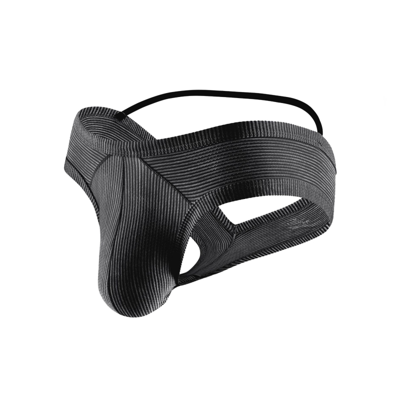 Boxeri de bărbați, din amestec de fibre chimice, tricotat, talie joasă, model în dungi