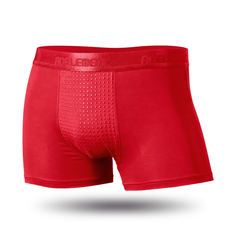 Muške prozračne bezšivne boxerice od regenerirane celulozne vlakna, srednji struk, podstava prepona Spandex 95–100%