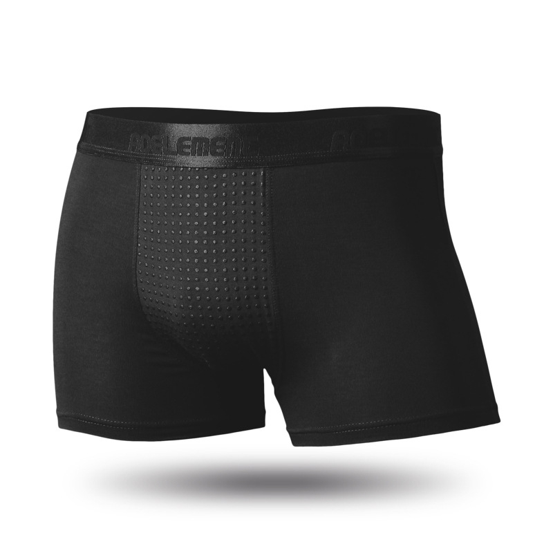 Muške prozračne bezšivne boxerice od regenerirane celulozne vlakna, srednji struk, podstava prepona Spandex 95–100%