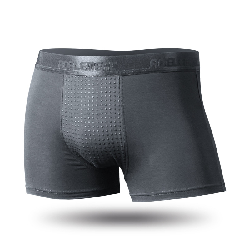 Muške prozračne bezšivne boxerice od regenerirane celulozne vlakna, srednji struk, podstava prepona Spandex 95–100%