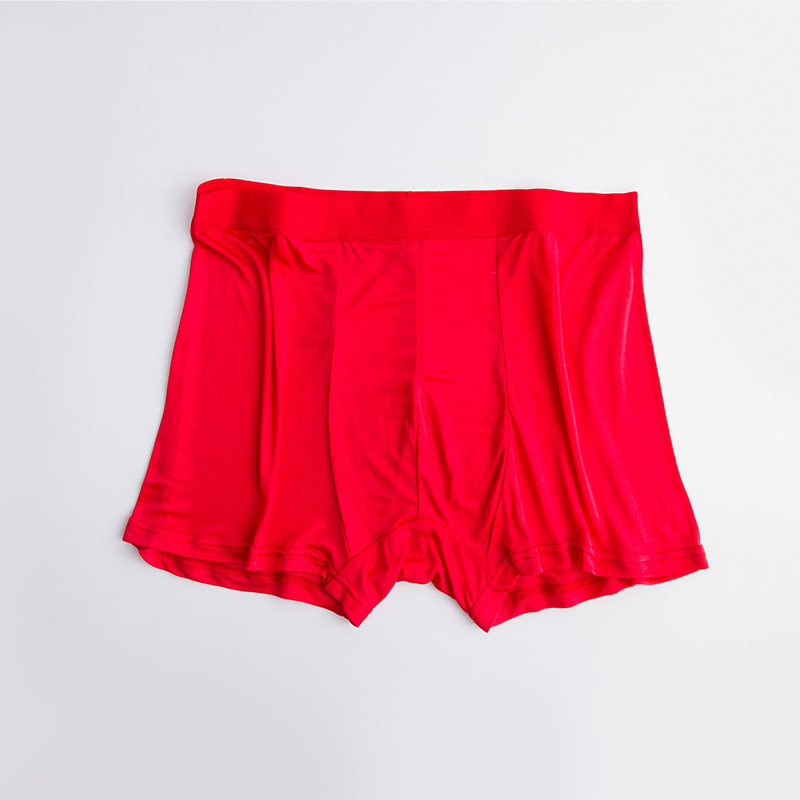 Muške bokserice od Mulberry Silk, srednji pojas, prozračne, jednobojne, podstava prepona od svile