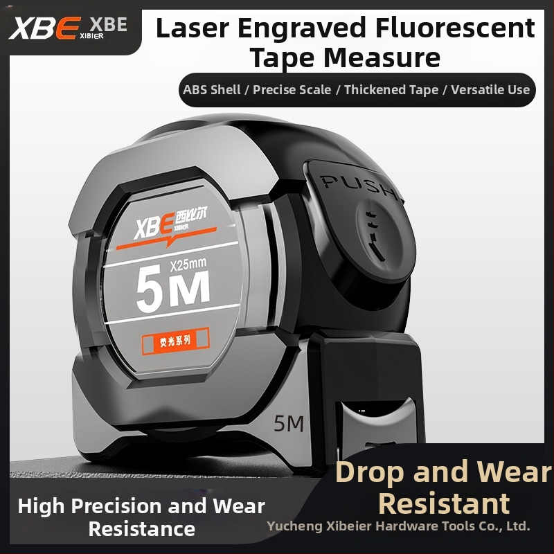 Sybil Ruletă din oțel cu blocare automată, fluorescentă, precizie înaltă