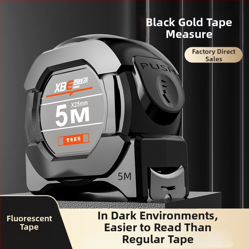 Sybil Ruletă din oțel cu blocare automată, fluorescentă, precizie înaltă