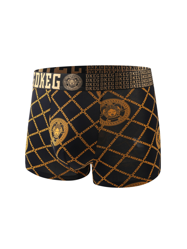 Boxeri bărbați fără cusături, buzunar 3D, material din nailon antibacterian