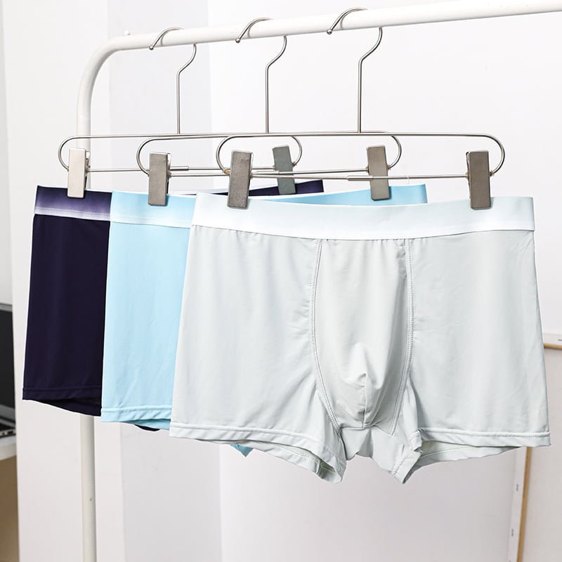 Muške boxerice Ice Silk s najlonom, lagane, prozračne, srednji pojas, podstava prepona od viskoze 30–50%