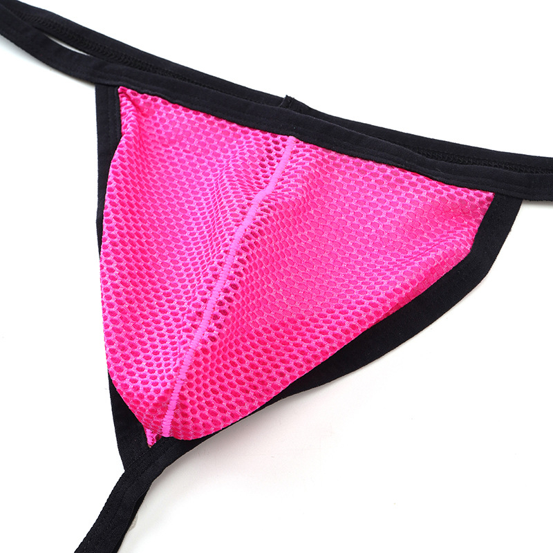 Ανδρικό νάιλον mesh thong – αναπνέει, χαμηλή μέση, 50D πλέξη, για όλες τις εποχές