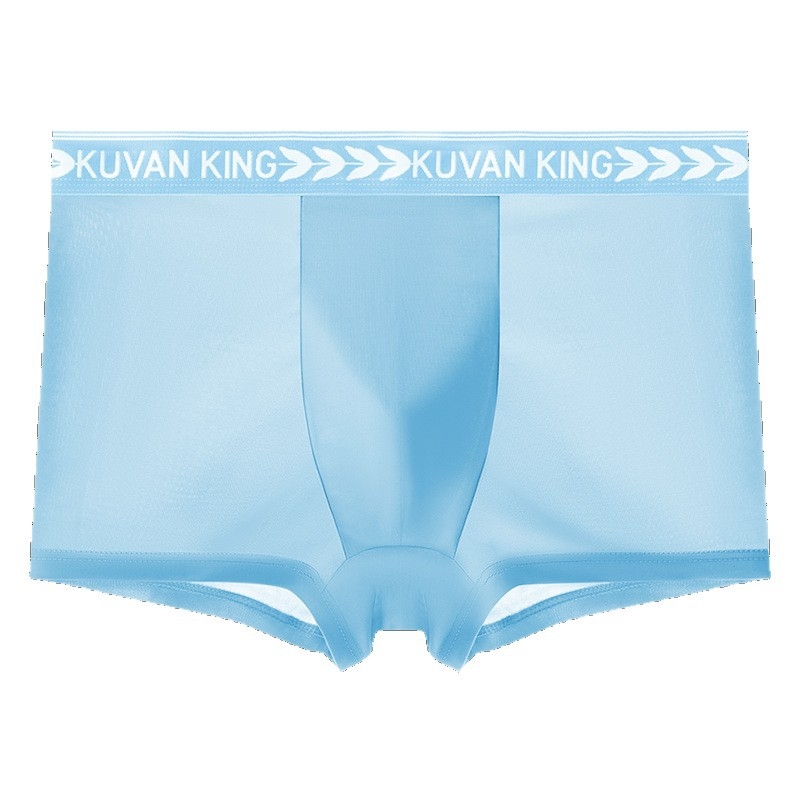 Meeste Ice Silk aluspesu, antibakteriaalne, kiire kuivamine, hingav, polüesterkangas, keskmine vöökoht