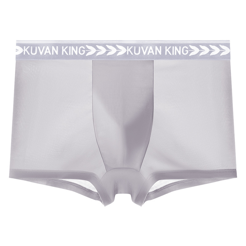 Meeste Ice Silk aluspesu, antibakteriaalne, kiire kuivamine, hingav, polüesterkangas, keskmine vöökoht