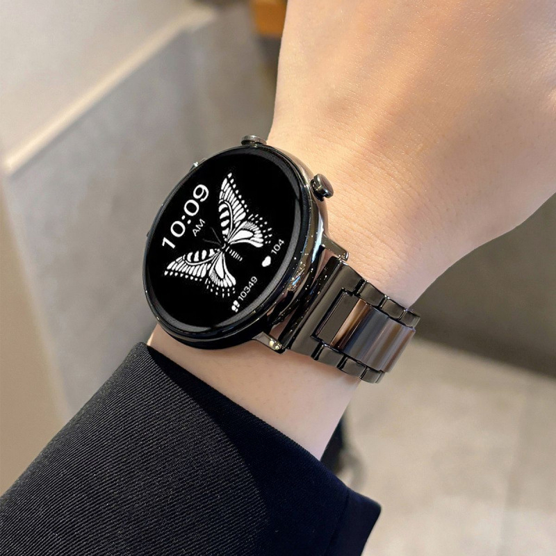 Ceas inteligent pentru femei cu numărător pași, monitorizare ritm cardiac, Bluetooth, Android compatibil, cadran oval