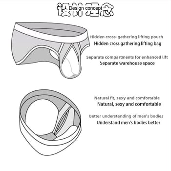 Meeste madala taljega aluspesu modaalist, 95–100% modaal, kootud, hingav, keha vormimine